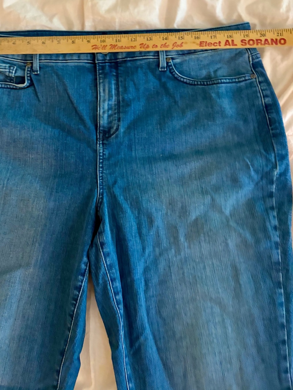NYDJ Lift-Tuck Marilyn Straight Women’s Blue Denim Jeans